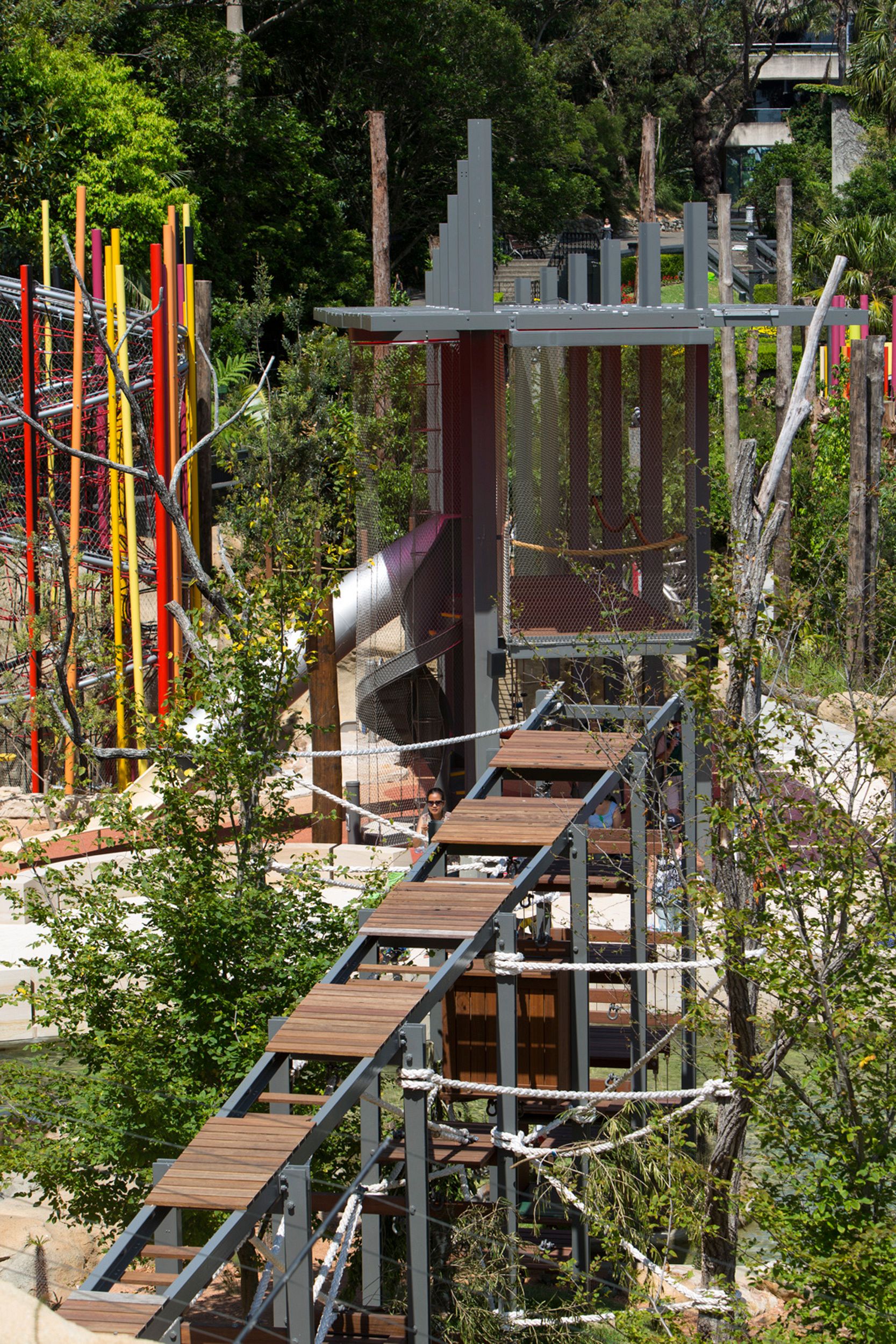 Snapshot of Lemur Play Area Design Ideas With Tubes And Ladders